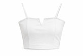 تاپ کراپ کرپ V-Neck زنانه
